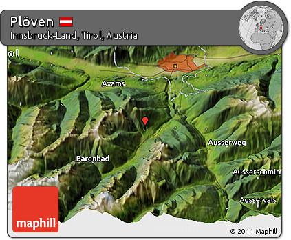 Satellite 3D Map of Plöven