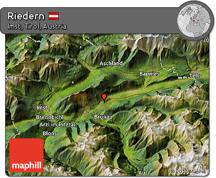 Satellite 3D Map of Riedern