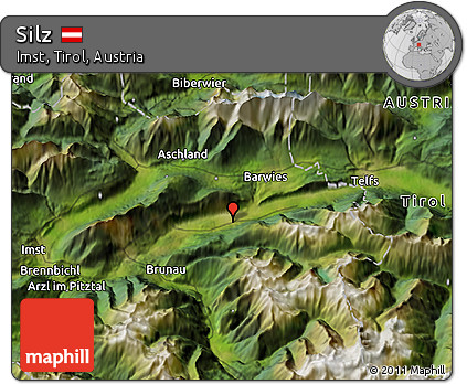 Satellite 3D Map of Silz