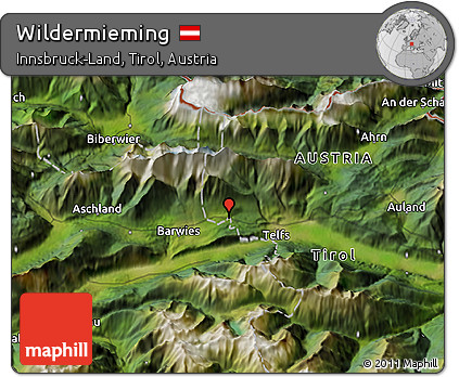 Satellite 3D Map of Wildermieming