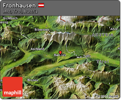 Satellite 3D Map of Fronhausen