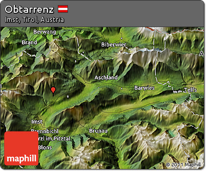 Satellite 3D Map of Obtarrenz