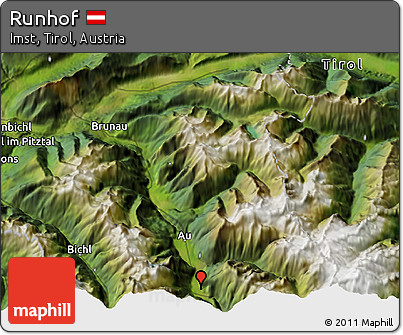 Satellite 3D Map of Runhof