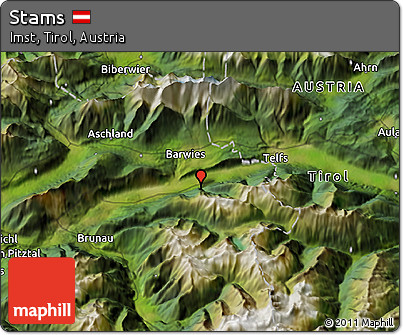 Satellite 3D Map of Stams