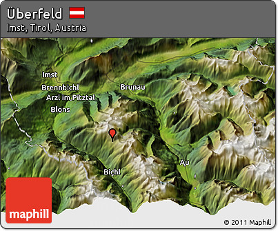 Satellite 3D Map of Überfeld