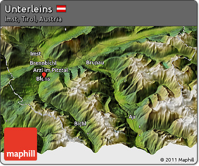 Satellite 3D Map of Unterleins