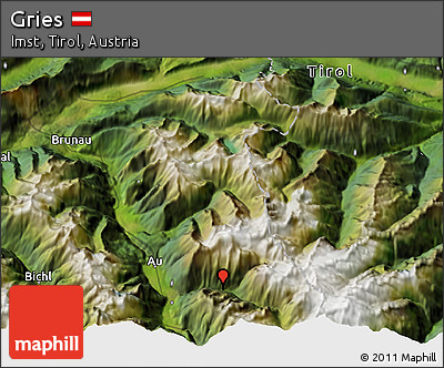 Satellite 3D Map of Gries