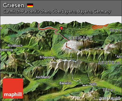 Satellite 3D Map of Griesen