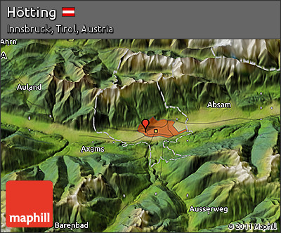 Satellite 3D Map of Hötting