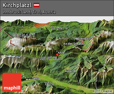 Satellite 3D Map of Kirchplatzl
