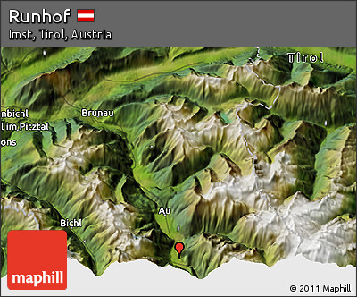 Satellite 3D Map of Runhof