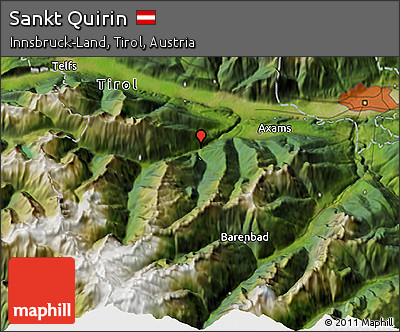 Satellite 3D Map of Sankt Quirin