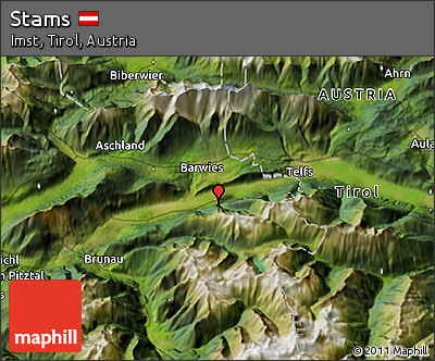 Satellite 3D Map of Stams