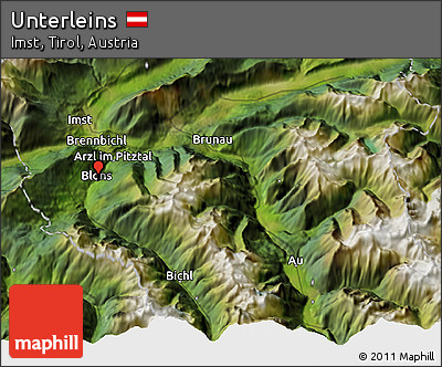 Satellite 3D Map of Unterleins