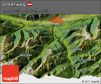 Satellite 3D Map of Unterweg