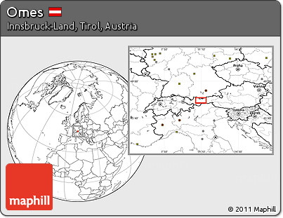 Blank Location Map of Omes
