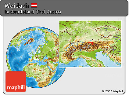 Physical Location Map of Weidach