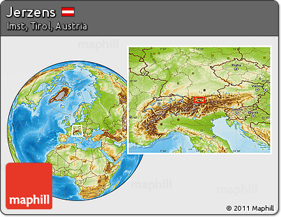 Physical Location Map of Jerzens