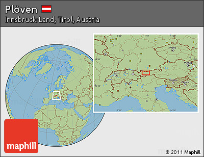 Savanna Style Location Map of Plöven