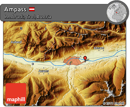 Physical Map of Ampass