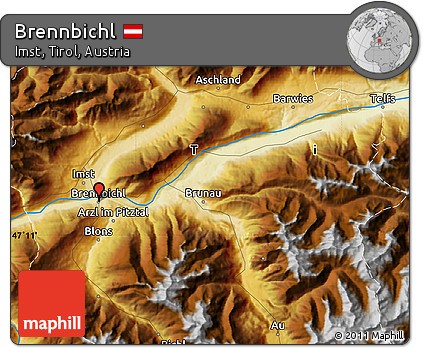 Physical Map of Brennbichl