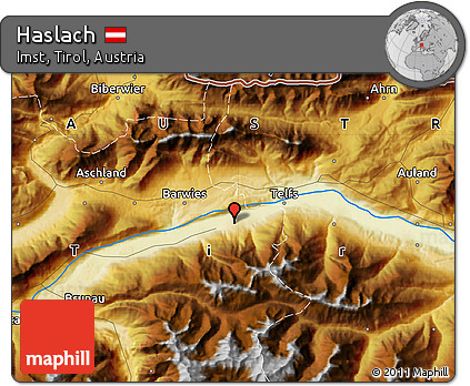 Physical Map of Haslach