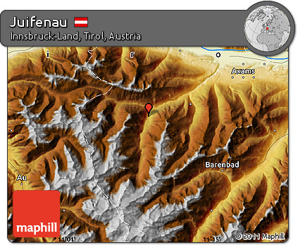 Physical Map of Juifenau