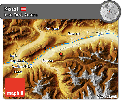 Physical Map of Kössl