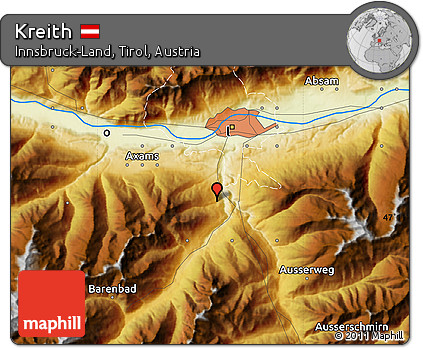 Physical Map of Kreith