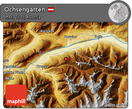 Physical Map of Ochsengarten