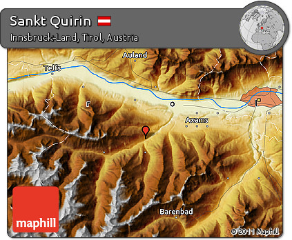 Physical Map of Sankt Quirin