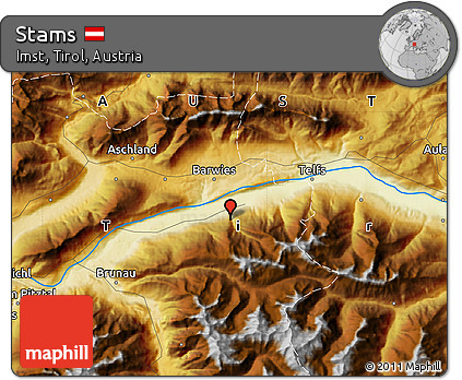 Physical Map of Stams