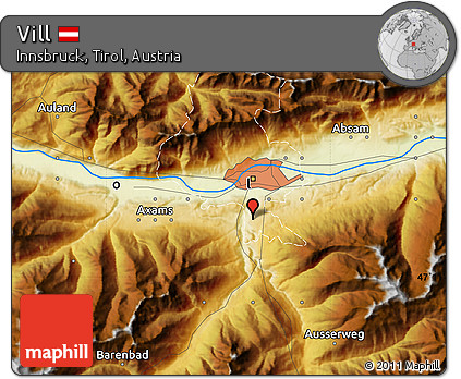 Physical Map of Vill