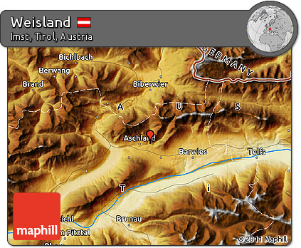 Physical Map of Weisland