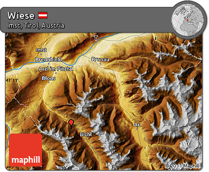 Physical Map of Wiese