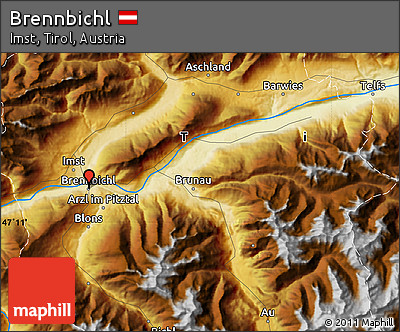 Physical Map of Brennbichl