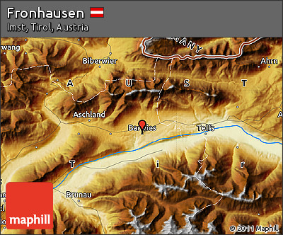 Physical Map of Fronhausen