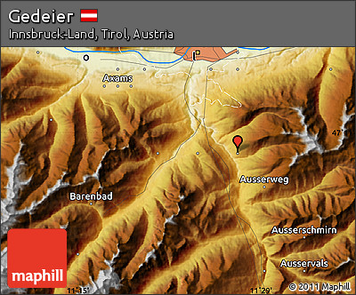 Physical Map of Gedeier