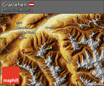 Physical Map of Graslehen