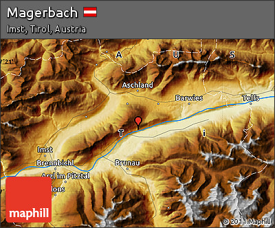 Physical Map of Magerbach