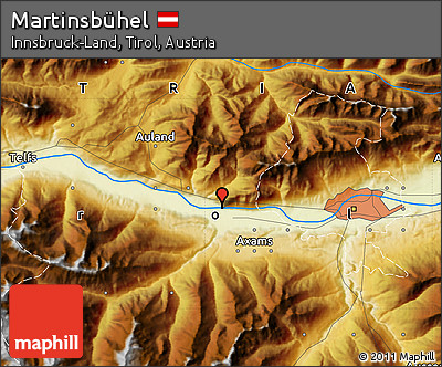 Physical Map of Martinsbühel
