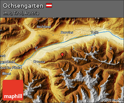 Physical Map of Ochsengarten