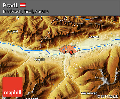 Physical Map of Pradl