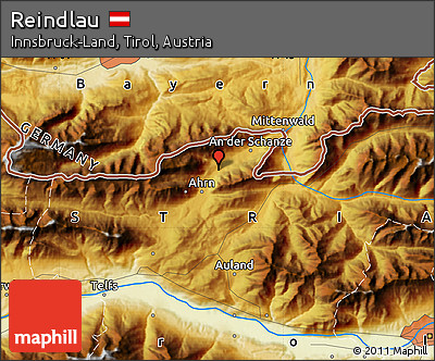 Physical Map of Reindlau