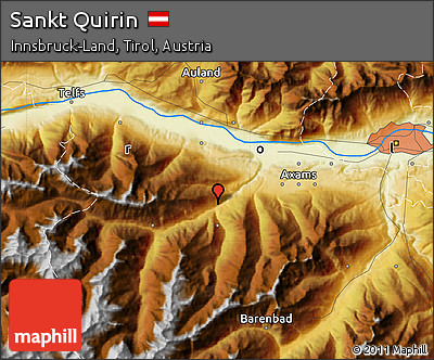 Physical Map of Sankt Quirin