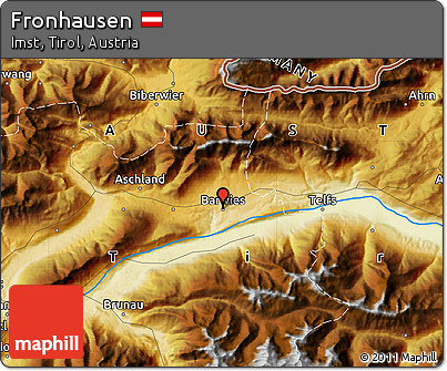 Physical Map of Fronhausen