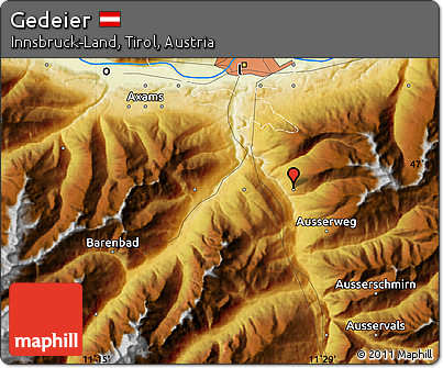 Physical Map of Gedeier