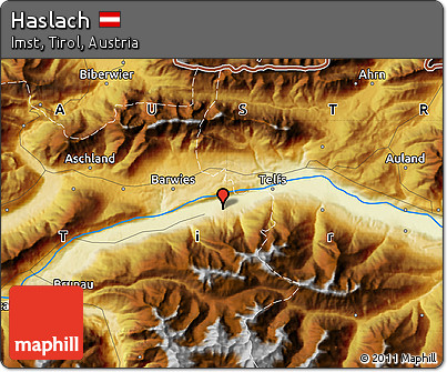 Physical Map of Haslach