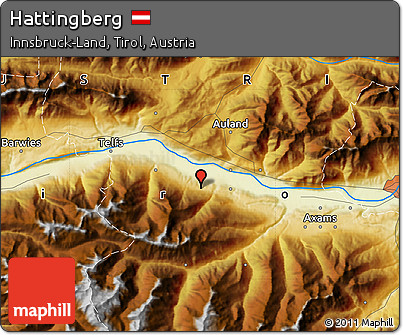 Physical Map of Hattingberg