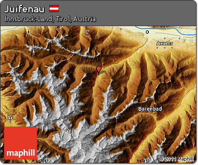 Physical Map of Juifenau